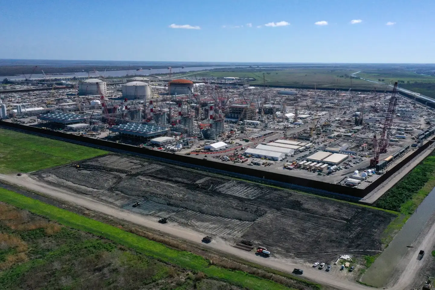 LNG Terminal Aerial View